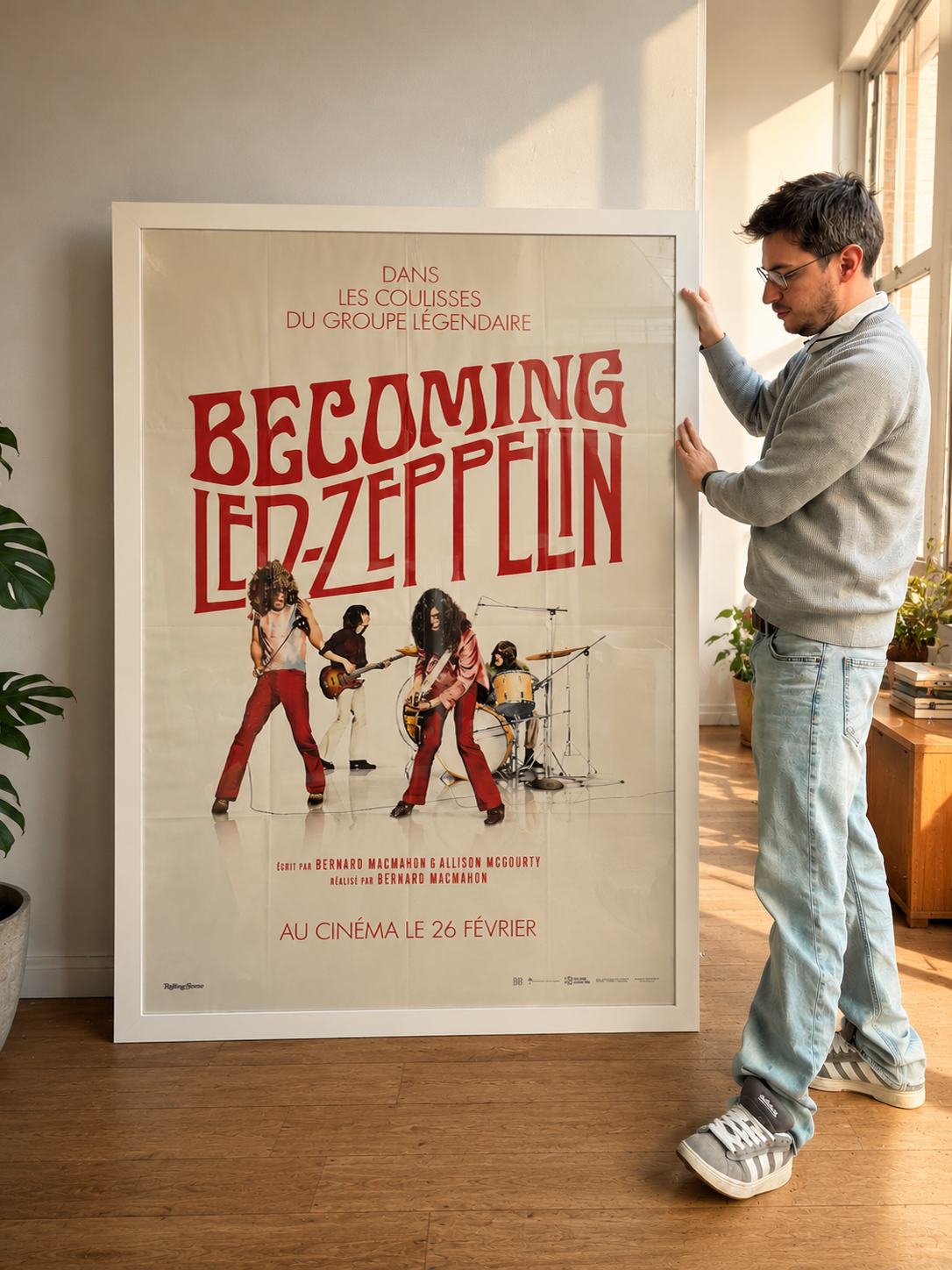 Trabajo de enmarcaci&oacute;n Led Zeppelin